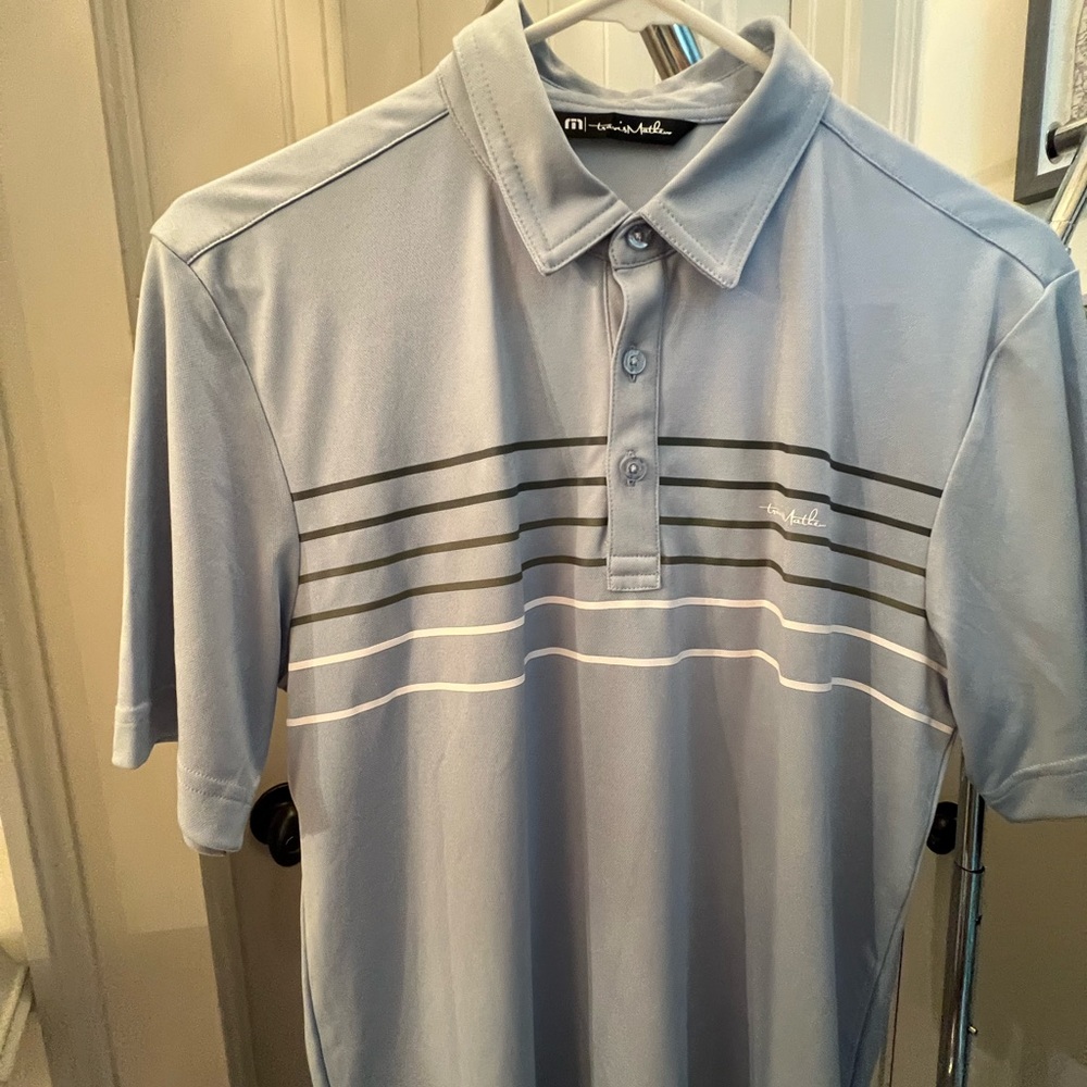 Mizzen+Main Blue Striped Men's Shirt